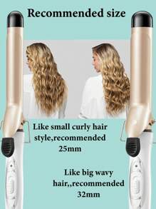 CRASTS 25mm/32mm Two Diameter Hair Curler,Heating Fast, Two Temperature Settings , Easily And Quickli Make Hairstyles,Home Use,Hair Care Gift - EU C Type Plug(220-240V) - View 6
