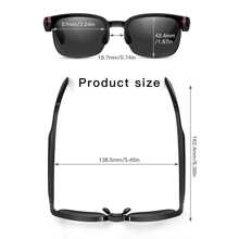 EIGIIS 1pc Smart Glasses, Wireless 5.0 Built-In Mic & Speakers, Support Outdoor Sports, Music Control, Wireless Answer/Making Calls, Long Battery Life, Rechargeable Lithium Battery-Polymer, USB Charging
