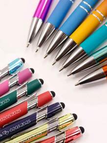 1-224Pcs Personalized Name Date Gradient Pens Ballpoint, Back To School Supplies For Kids,Customized Engraving Pen, Personalized Pens, Customizable Nice Writing Pens, Ball Point Pens, Customized Stylus Pens For Touch Screens ,Travel Organizer - Style a - View 5