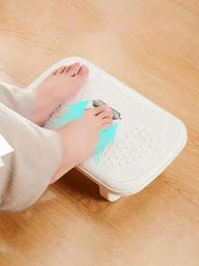 Repose-pieds ergonomique avec massage shiatsu - tabouret sous le bureau pour le bureau/la maison, design compact comme marchepied de toilette, aide pour les postures de yoga, en plastique antidérapant PP, indispensable pour le télétravail