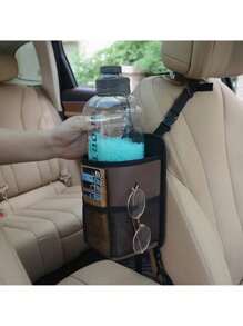 Car Mounted Large Water Cup Bag, Seat Side Hanging Water Bottle Cover, Fixed Seat For Car Use, Tea Cup Holder, Heater Holder, Interior Storage