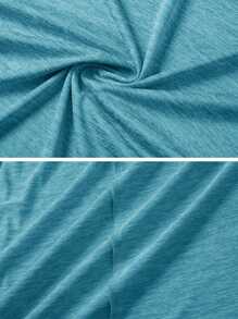 Women's Summer Quick Dry Short Sleeve T-Shirts Gym Workout Athletic Tee Shirts With Reflective Strip Lightweight Breathable Outdoor Casual Tops, Light Green