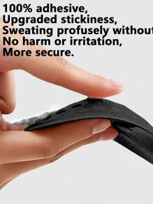 Sticky Bra Invisible Push-Up Breast Lift Silicone Backless Nipple Covers Self Adhesive Strapless Mango-Shaped Bra - Black - View 7