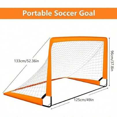 Football Goal Up Goal Net Football Folding Soccer Training Equipment