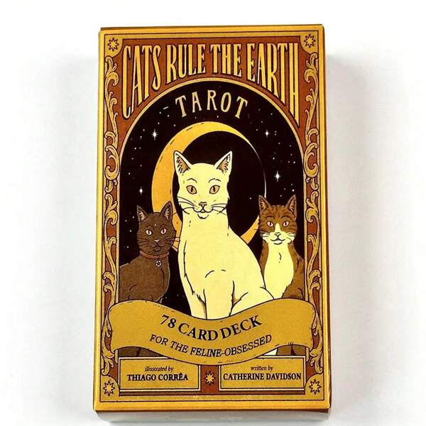 Katzen regieren die Erde Tarot: 78 Karten Deck, Karten um verborgene Wahrheiten aufzudecken und dich durch die unerwarteten Ereignisse des täglichen Lebens zu führen (PDF Begleitbuch), Ouija Board, Die Wahrheit ist da draußen, Tarot Decks, Dixit, Tarot Poster, Tarot Karten Poster, Oracle Tarot, Runen, Katze, Tarot, Tarot Karten, Wahrsagerin, Tarot Kartenbox, Tarot Box