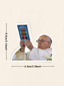 1pc Fourth Wing Pope Meme Inspired Smut, Laptop Stickers, Funny Stickers, Sarcastic Sticker, Funny Gift, Kindle Sticker,Funny Stickers, Sarcastic Sticker, Funny Gift, Kindle Sticker, SJM Stickers