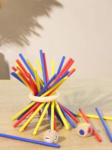 Children's Early Education Draw And Match Wooden Sticks And Sticks Balance Building Blocks Enlightenment Education Interactive Game Stick Educational Toys, Wooden Stick Board Games, Exercise Hand-Eye Coordination, Hands-On Ability, Brain Power