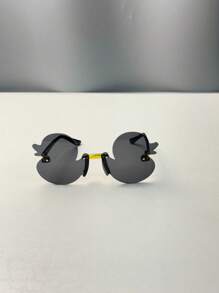 1 Stück süße Tierglas-Mode mit Ente Design, Mode Party-/Reise-Brille, wasserbeständige stilvolle Enten-Mode-Brille geeignet für Strand und Outdoor-Aktivitäten, flexible Kunststoffrahmen, dekorative Kunststoffgläser, passend für alle Altersgruppen, thematische Partys und Feiertage für Sommerurlaub am Strand, Outdoor, Reisen