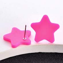 1 Pair Acrylic Premium Frosted Geometric Stud Earrings For Women, Holiday Party Wear Ear Jewelry - Round - View 51