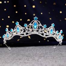 Bride Crown Stylish All-Match Rhinestone Crown, Minimalist High-End Dress Accessory, Photoshoot/Wedding Gown Hair Decor