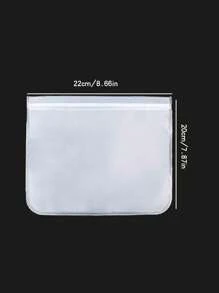 4pcs/5pcs/16pcs/20pcs EVA Food Preservation Bags, Refrigerator Food Storage Bags, Fruit & Vegetable Resealable Bags, Reusable