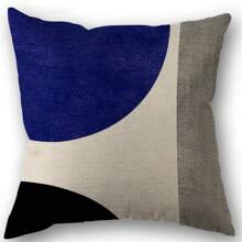 Fundas de almohada decorativas geométricas abstractas de 18x18 pulgadas (45x45 cm), de estilo moderno bohemio en blanco y negro, paquete de 4 unidades, una cara