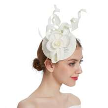 1pc Fascinator Hat Women Folding Accessories Freely Pillbox Hat Kentucky Derby Fascinator Hat Girls Back To School Peacock Feather Fascinator Tea Party Accessories,Hair Accessories,Derby Hat Mini Hats Tiny Hats Mini Top Hat Mini Cap, School Stuff, Gifts, Wedding, Classy, Festival Outfits, Rave Accessories - Multicolor - View 3
