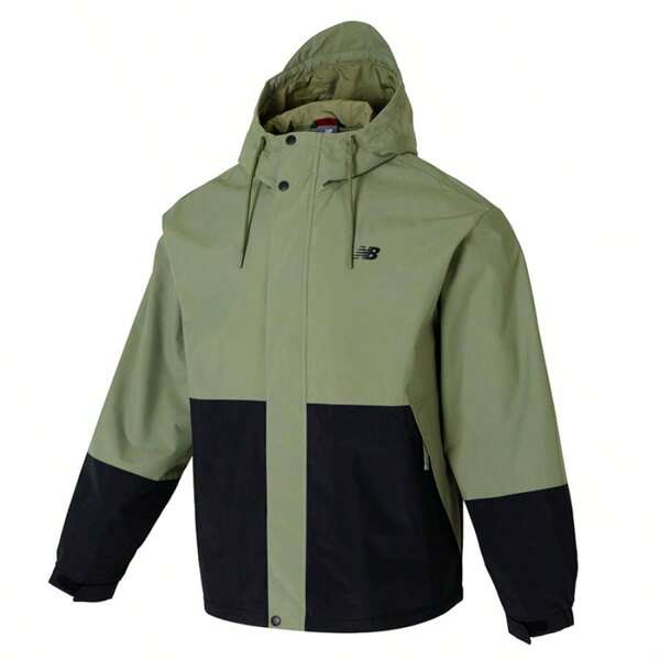 New Balance Chaqueta deportiva para hombre, cortavientos de entrenamiento de fitness para correr al aire libre, chaqueta informal NAF11121-DKH