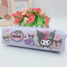 Sanrio Billetera para monedas, bolsa de almacenamiento de lápices de estilo dulce y de dibujos animados Sanrio Kawaii- Belleza negra, Cinnamoroll, Mi Melodía, Pompurin