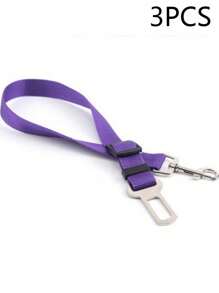Pet Car Seat Belt Traction Clip Safety Bar Traction Retractable Leash Cat Dog Seat Belt Dog Collar Dog Accessories Car Seat Belt Nylon Seat Heavy Duty Durable Dog Car Seat Belt - Ensure Your Dog Or Cat Is Safe And Secure While Driving,Dog Seatbelt,Dog Car Seat