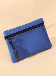 1 PC Simple Solid Color Zipper Coin Purse Can Hold Keys Cards Coins And Change To Avoid Scratches Small Storage Bag For Daily Use To Keep Small Items Tidy For Women Wallet Mini Wallet Purse Wallet Coin Wallet - Multicolor - View 10