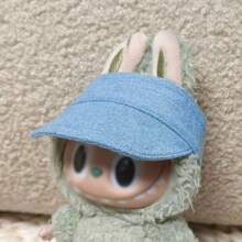 [Hat Only] 17CM Doll Accessory Plastic Baseball Cap, Clip-On Sitting Style Party Doll Outfit