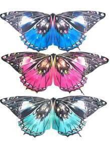 1pc Cute Butterfly Wing Fairy Cape: Perfect For All Kinds Of Holiday Party Stage Shows, Spring Outings And Birthday Parties
