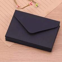 10-50 件经典白色黑色牛皮纸空白迷你纸质窗口信封、小卡片/便条夹，适用于婚礼邀请函、圣诞节庆祝和生日派对礼物 - 彩色 - 查看 14