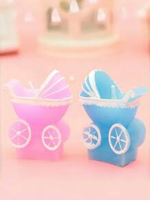 1 pièce Bougie de fête pour enfants, cadeau de faveur pour la baby shower - Bougie sans fumée Bébé endormi, bougie d'anniversaire mignonne pour enfants, décoration de fête, cadeaux de remise des diplômes, mariage