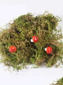 100g Artificial Moss, DIY Realistic Moss Micro Landscape Layout, Lifelike Green Plant Set, Green Grass Lawn Potted Plant Decor For Window Sill, Valentine's Day Gift, Graduation Gift - Multicolor - View 6
