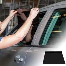 CAR WINDOW TINT FILM KIT TINTING SUPER DARK BLACK LIMO 5% 75CM X 6M - Black - View 5