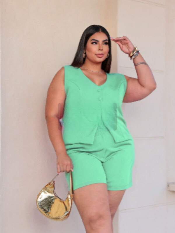 CONJUNTO DE SHORT E COLETE