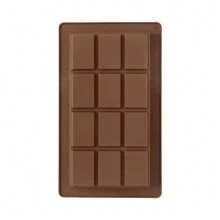 1pc/2pcs Large Silicone Chocolate Bar Mold, Thick Non-Stick Mold For DIY Candy, Chocolate Bars, And Baking