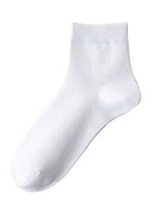 6 Pairs Of Thin Socks Women's Summer Cotton Socks Mesh Breathable Solid Color Cotton Mid-Tube Socks Spring Summer Cotton Socks Women's Stockings