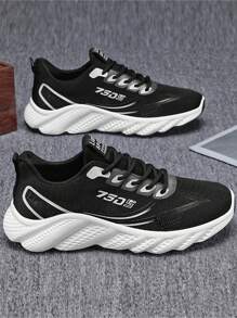 Men's Casual Sneakers, New Summer 2025 Men's Shoes, Breathable Fashion Canvas Shoes, Thick Sole Non-Slip Wear-Resistant Increased Height Simple Casual Shoes, Outdoor Personalized Retro Classic Black White Mixed Color Skateboard Shoes, Student All-Match Shoes, Outdoor Vacation Casual Walking Comfortable Lightweight Flat Running Shoes