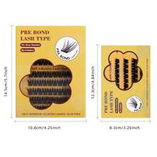 40/48/80/100/120/200 buc. Gene tip D-Curl 10-16 mm fără lipici, extensii de gene autoadezive dramatice și pufoase, gene reutilizabile pentru femei la modă, accesorii de machiaj populare - D - Vizualizare 2