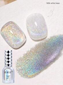 annies 15毫升通用猫眼铬粉变色龙磁性粉9D猫眼效果镜面效果颜料粉 - 变色彩虹 - 彩色 - 查看 2