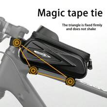 Bike Bags, Lightweight Bike Frame Bag, Waterproof Front Bike Phone Holder, Long Lasting Bicycle Top Bag, Bicycle Accessories For Mountain Bike, Road Bike