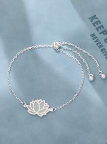 Nooxian 1 pieza Pulsera ajustable con elemento de loto de Halloween que brilla en la oscuridad con color plateado (necesita absorber luz para brillar, no brillará sin la absorción de luz)