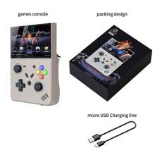 Video Game Console - Supports 25 Classic Simulators, 3D High Sensitivity With 4.3" HD Screen, 1.8Ghz Quad - Core Processor, 2Gb System Memory, 64GB Storage - Ideal For Arcade - Style Play By Retro Game Enthusiasts
