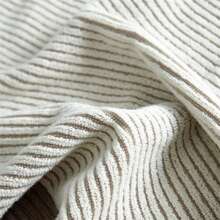 2 件套奢华条纹浴巾和面巾，100% 纯棉