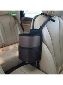 Car Mounted Large Water Cup Bag, Seat Side Hanging Water Bottle Cover, Fixed Seat For Car Use, Tea Cup Holder, Heater Holder, Interior Storage