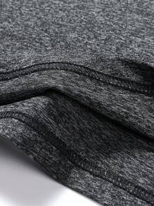 男士两件套 Polo 衫和短裤套装 - 休闲夏季服装、运动服、透气、短袖、抽绳腰带、运动服 - 深灰色 - 查看 6