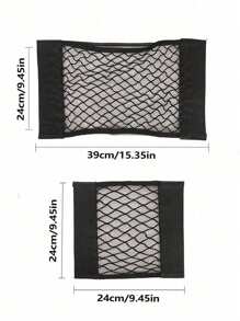 1 pieza Bolsa de almacenamiento adhesiva, bolsa de basura, bolsa de malla de almacenamiento de bolsa de plástico, bolsa de malla adhesiva montada en la pared dentro del gabinete de la cocina, bolsa de almacenamiento de bolsa de compras adhesiva, bolsa de almacenamiento fija, bolsa de malla del maletero del coche, bolsa de malla de almacenamiento sin perforación, bolsa de almacenamiento organizadora