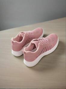 1 Pair Women's Casual Sneakers, Mesh Breathable, & Versatile, Soft Sole Non-Slip, Comfortable For Commuting And Walking