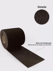 1 rollo de cinta para levantar y dar firmeza a los senos, cinta adhesiva respirable para cubrir los pezones y levantar los senos para tallas de la A a la E ¡para pechos grandes! - Café integral - Ver 4