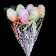 Easter Egg Picks Decor  Spring Floral Branch Arrangements  Vibrant Tabletop  Mantel Accents  Holiday Party, Home Display  Durable Celebration Ornaments