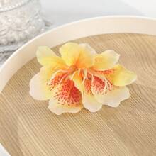1pc Bohemian Style Flower Hair Clip For Women & Girls, Flower Hair Pin Alligator Clip Hibiscus Hair Clip Suitable For Various Hairstyles, Hawaiian Style Hair Accessory For Wedding, Holiday, Beach Party, Hairpin - Multicolor - View 10