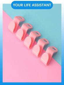 10,30/50/100pcs White/Pink Hanger Connector Hooks, Magic Hanger Hooks, Heavy Duty Cascade Connector Hooks, Space Saving Hanger Extenders For Organizing Clothes In Closets