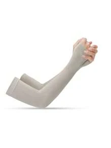 1Pair Ms. Arm Sleeves Compression UV Protection Cooling Sun Sleeves Tattoo Cover Up Basketball Arm Sleeves Football - Finger Style - View 6