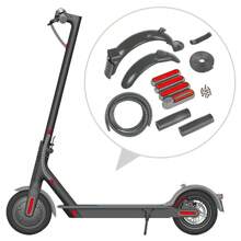 Juego de guardabarros delantero y trasero con asa antideslizante y funda protectora con cubierta reflectante para la Mi Mi3 M365 1S Pro Pro2 E-Scooter