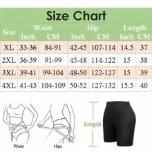 2PCS Plus Size Anti Chafing Slip Shorts Womens Shapewear Mid-Thigh Boyshorts Panties Soft High Waist Shorts Shaping Underwear For Under Dress Or With Tunic - Brown-2 PCS - 查看 7