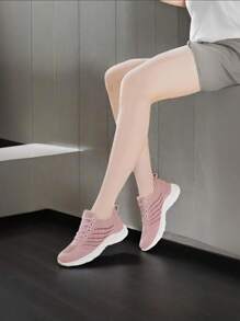 1 Pair Women's Casual Sneakers, Mesh Breathable, & Versatile, Soft Sole Non-Slip, Comfortable For Commuting And Walking