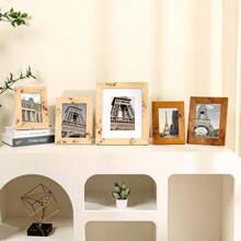 8x10 Matted To 5x7 Burl Wood Picture Frames - Natural Wood Finish Picture Frames For Family Photos - Elegant Wallhung Decor In Bulk